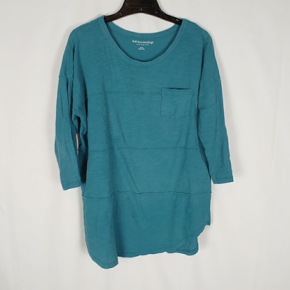 Soft Surroundings Sz Medium Tiered Tatum Top Pocke